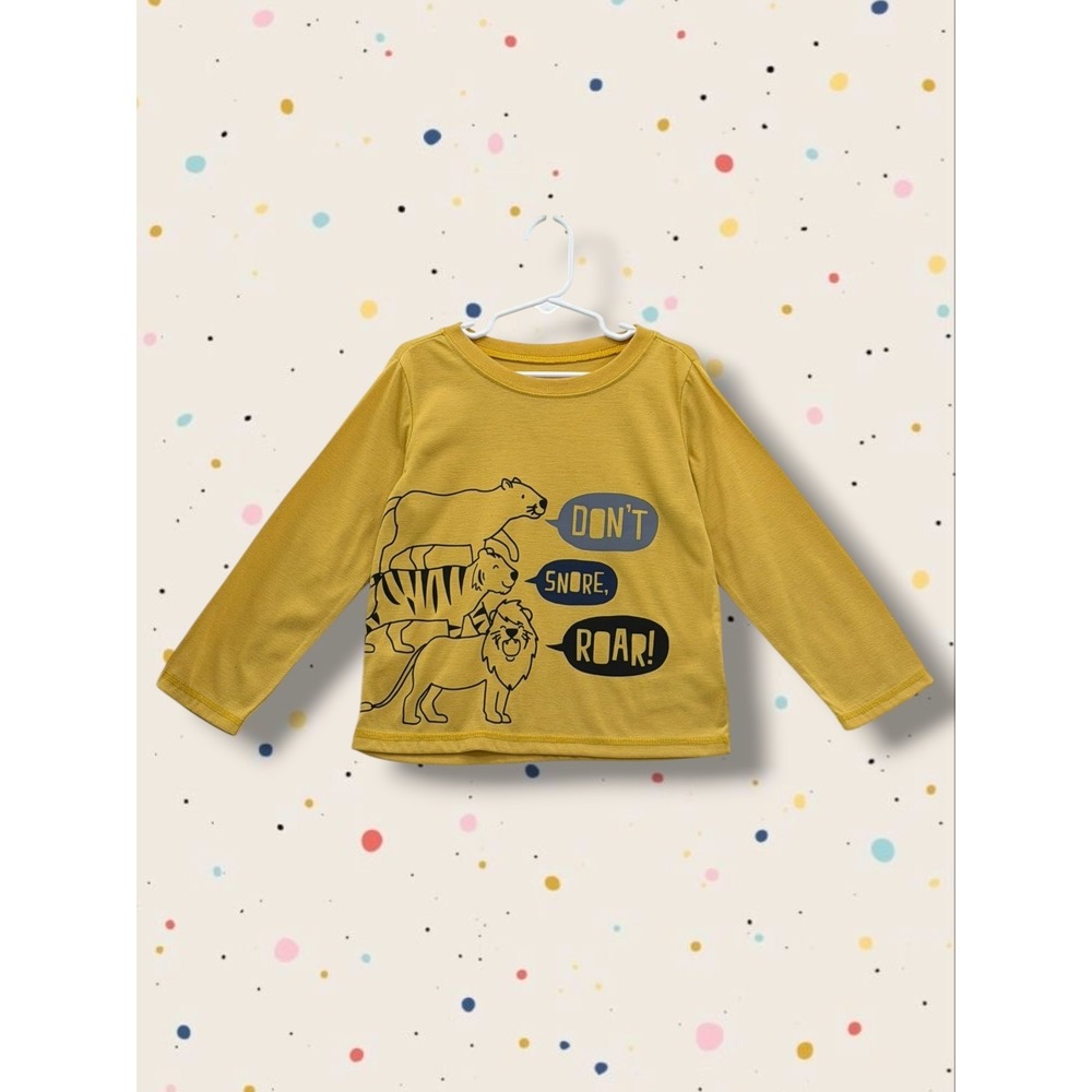 Simple Joys by Carters Roar Graphic Long Sleeve Cotton Blend Tee Size 5T